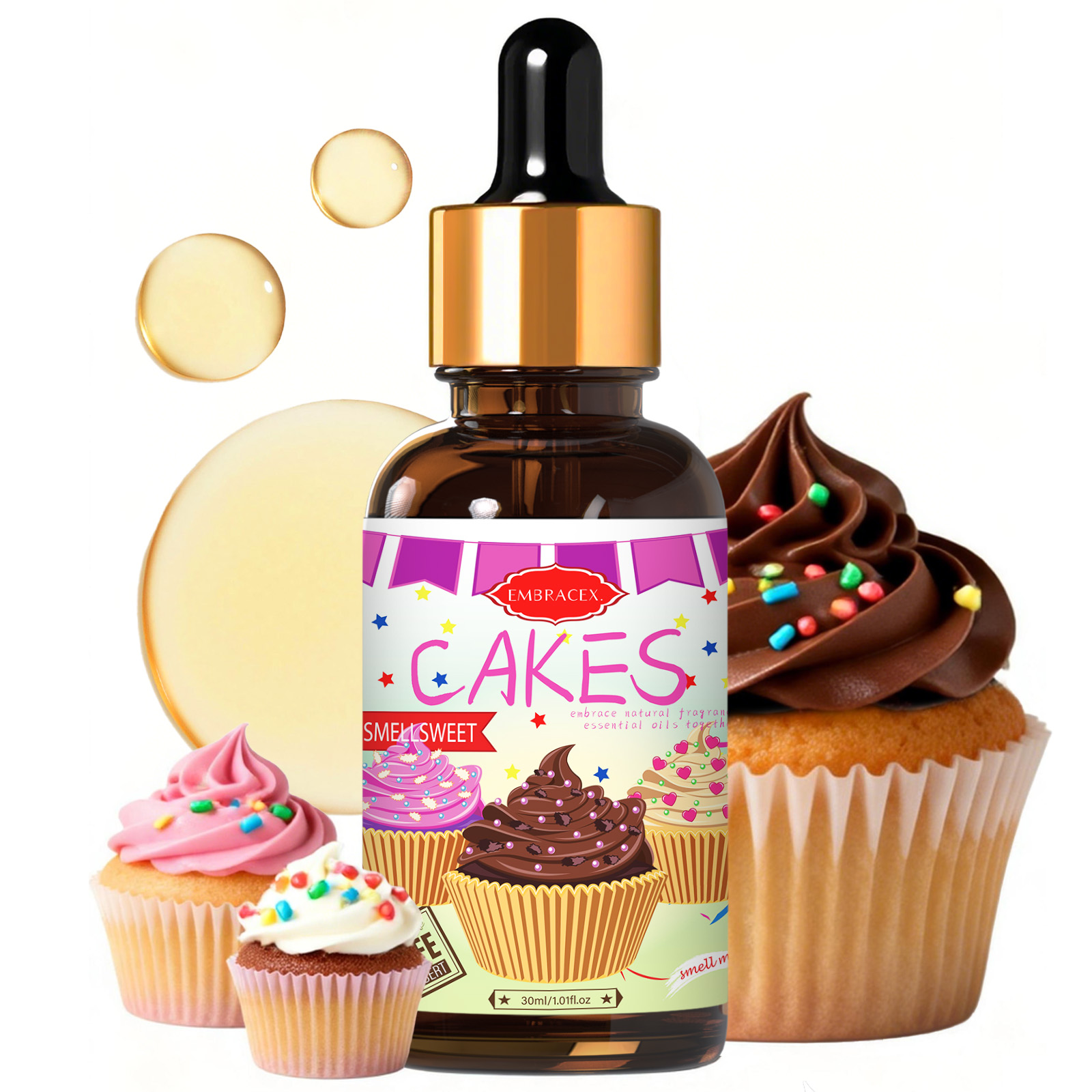 Candle Supplies Fragrance Oil - 30ml Kuchen-Duftöl für Autozubehör, für Diffusoren,