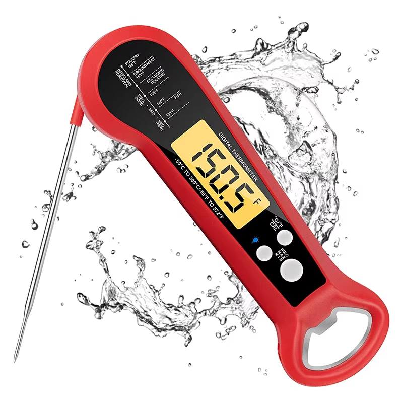 Digital Thermometer Probe - LMETJMA Digitales Fleischthermometer, sofort ablesbares Fleischthermometer,