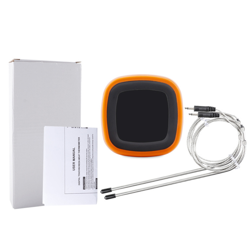 Digital Thermometer Probe - Digitales Küchenthermometer Wasserdichter Fleischtemperatur-Sensor Touchscreen Ofen-Kochthermometer
