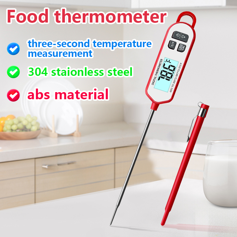 Digital Thermometer Probe - Digitales Fleischthermometer, sofort ablesbares Display mit