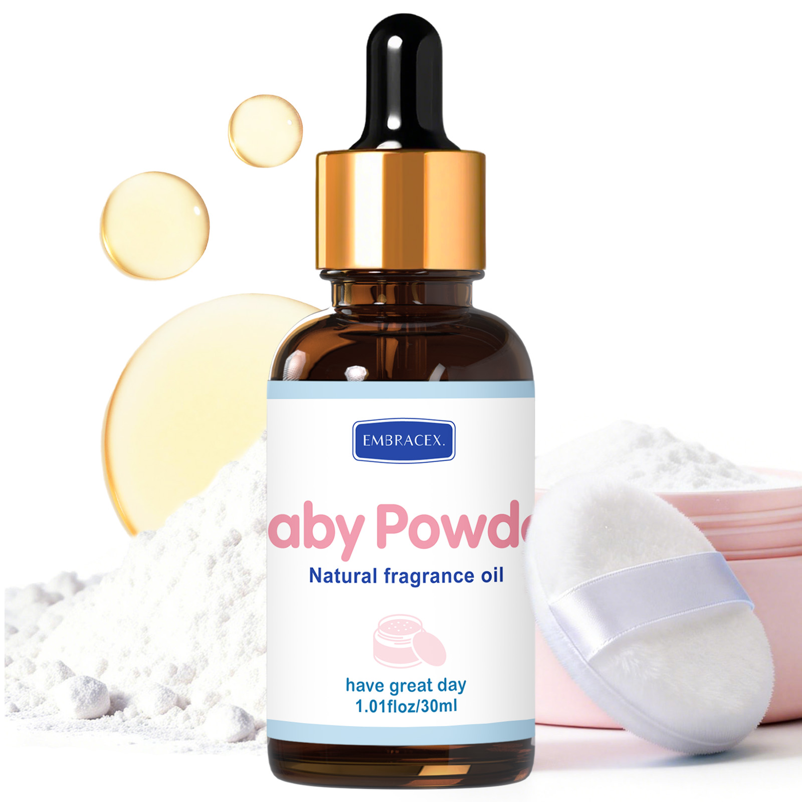 Candle Oil Supplies - 30ml Baby-Puder Duftöle für Diffusoren, Autozubehör,