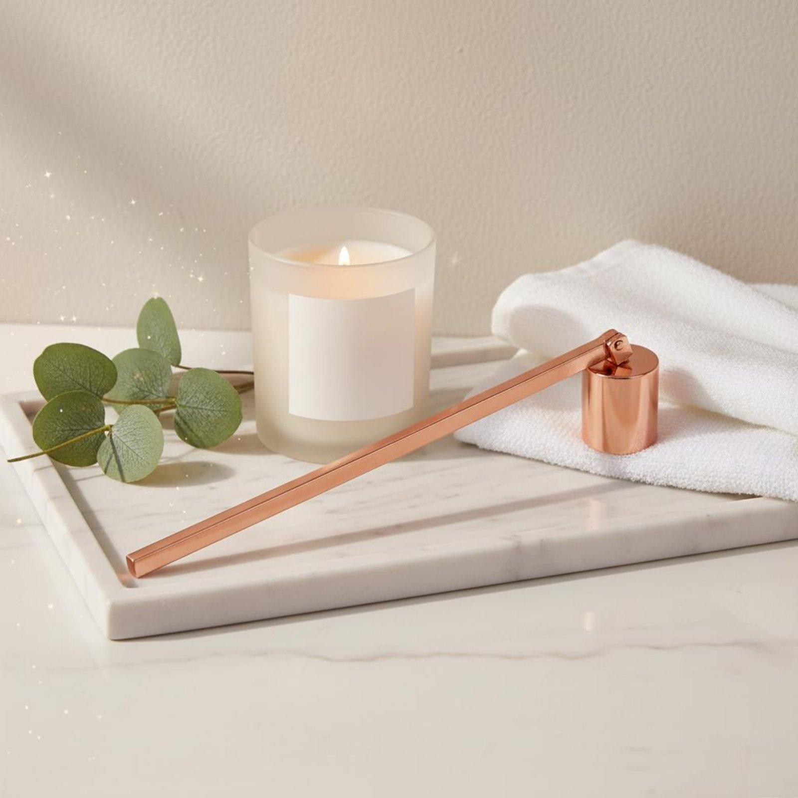 Wick Dipper Tool - Elegantes Gold-Kerzenlöscher-Werkzeug zur sicheren Flammenlöschung in