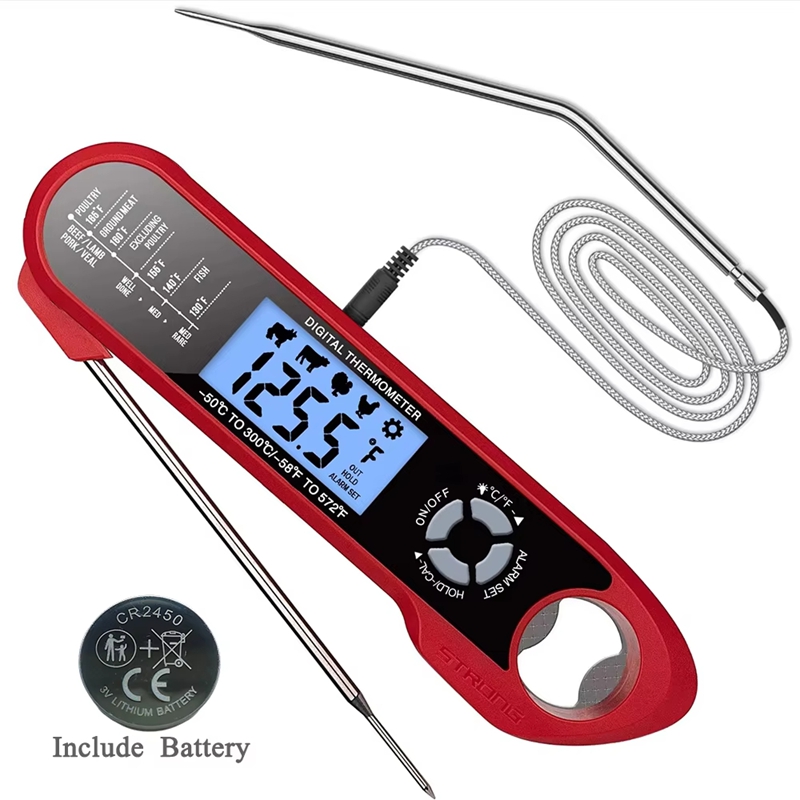 Digital Thermometer Probe - Fleischthermometer mit zwei Sonden, digitales Küchenthermometer