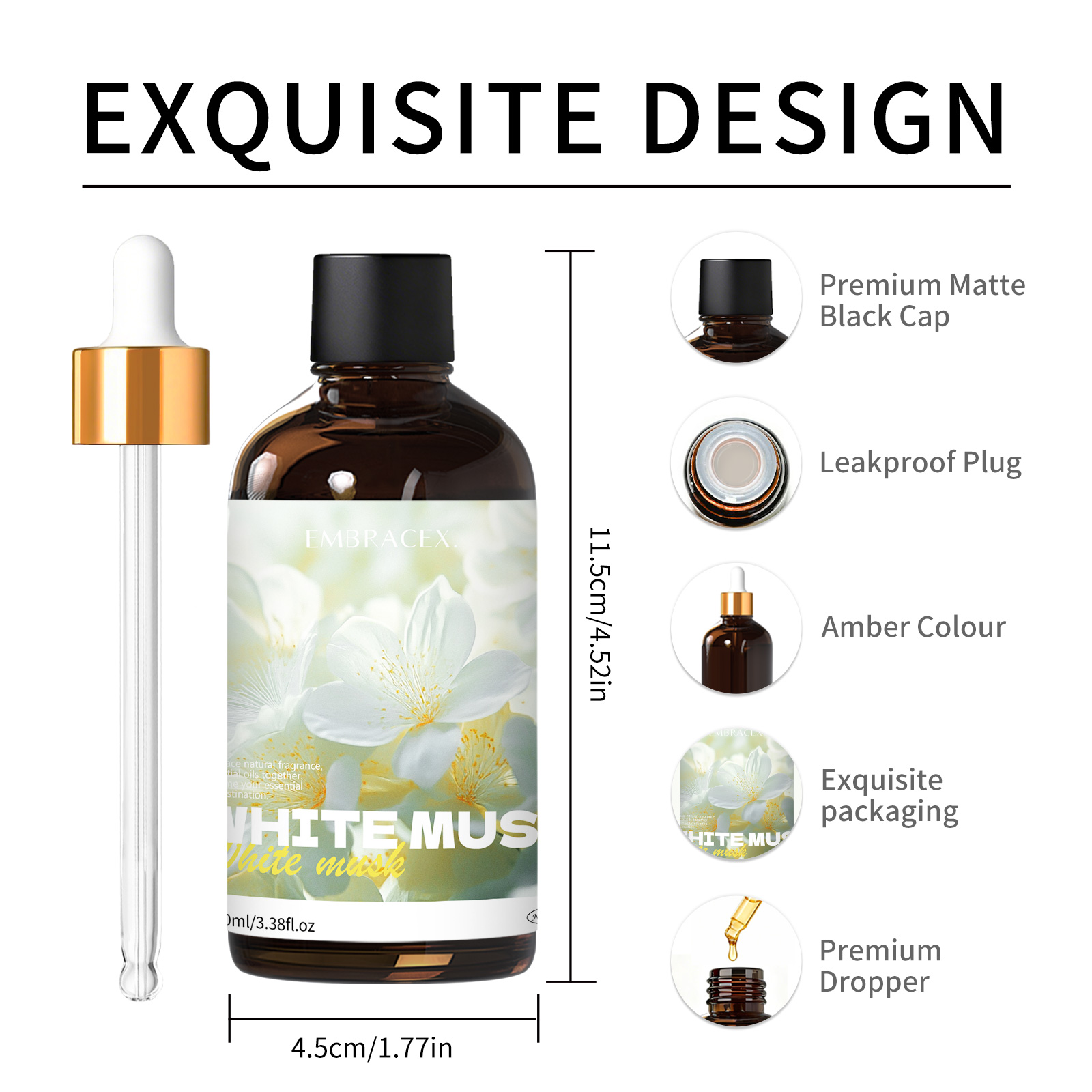 100ml Weißer Moschus Duftöl fü – Candle Oil Supplies Bewertung und Preis
