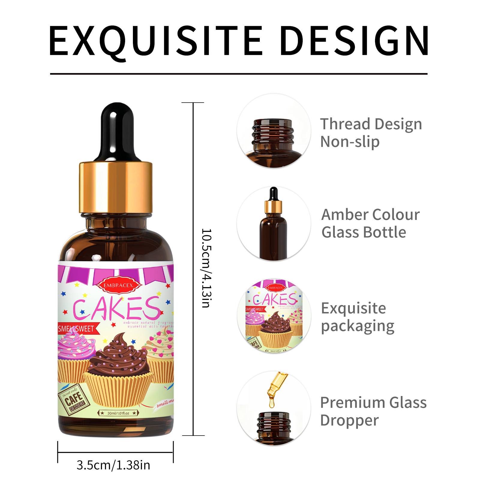 30ml Kuchen-Duftöl für Autozub – Candle Supplies Fragrance Oil Bewertung und Preis