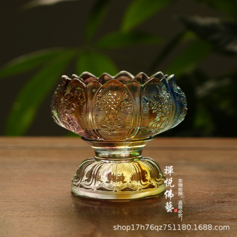 Glas-Lotus-Kerzenhalter mit Ac – Candle Oil Supplies Bewertung und Preis