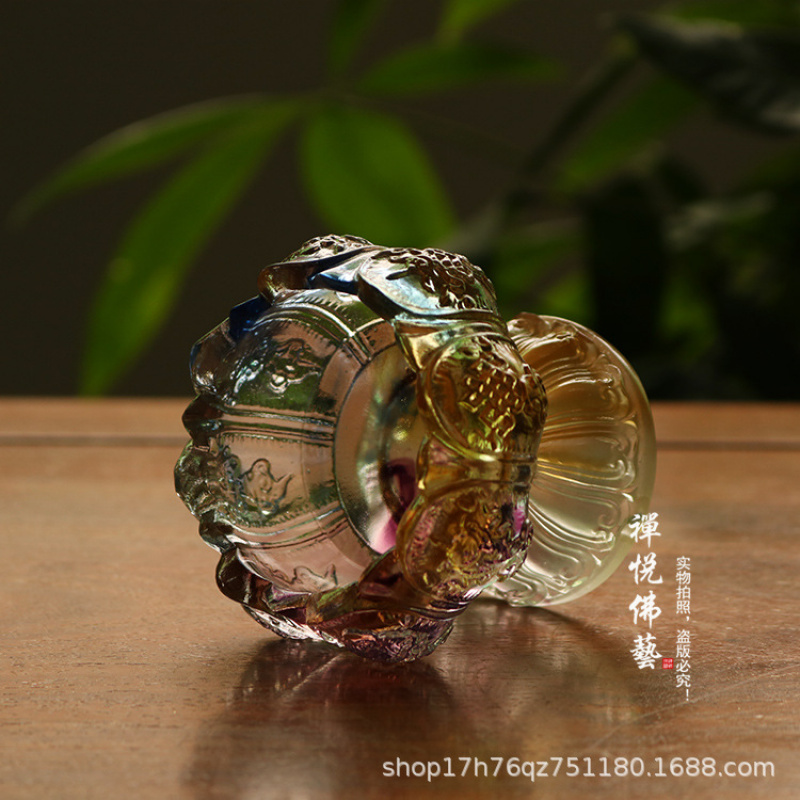 Glas-Lotus-Kerzenhalter mit Ac – Candle Oil Supplies Bewertung und Preis