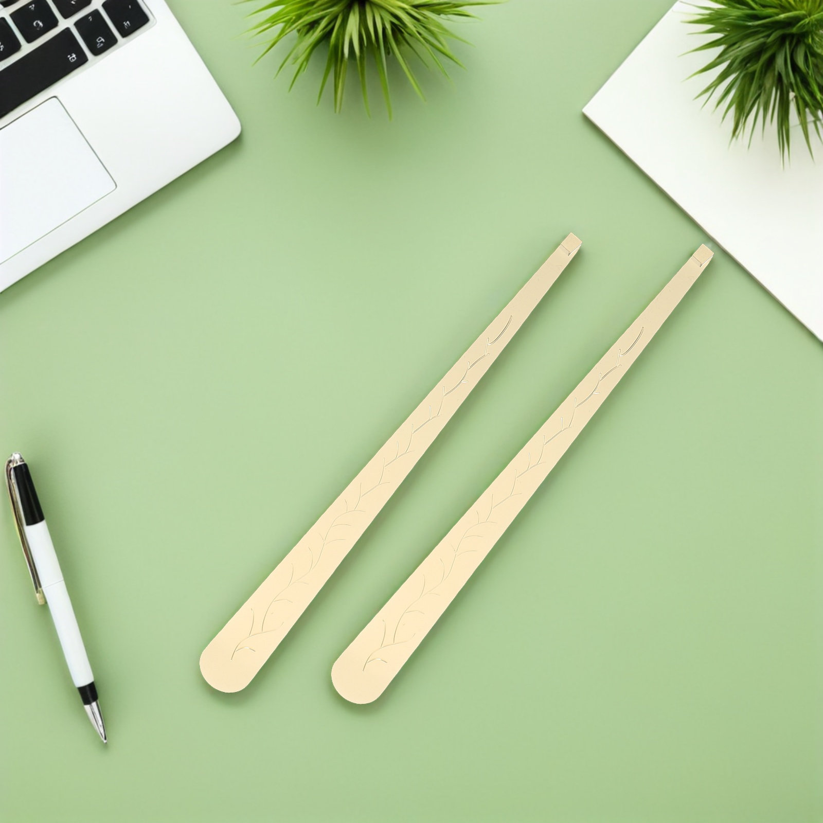 2 Stück elegante, goldfarbene  – Wick Dipper Tool Bewertung und Preis