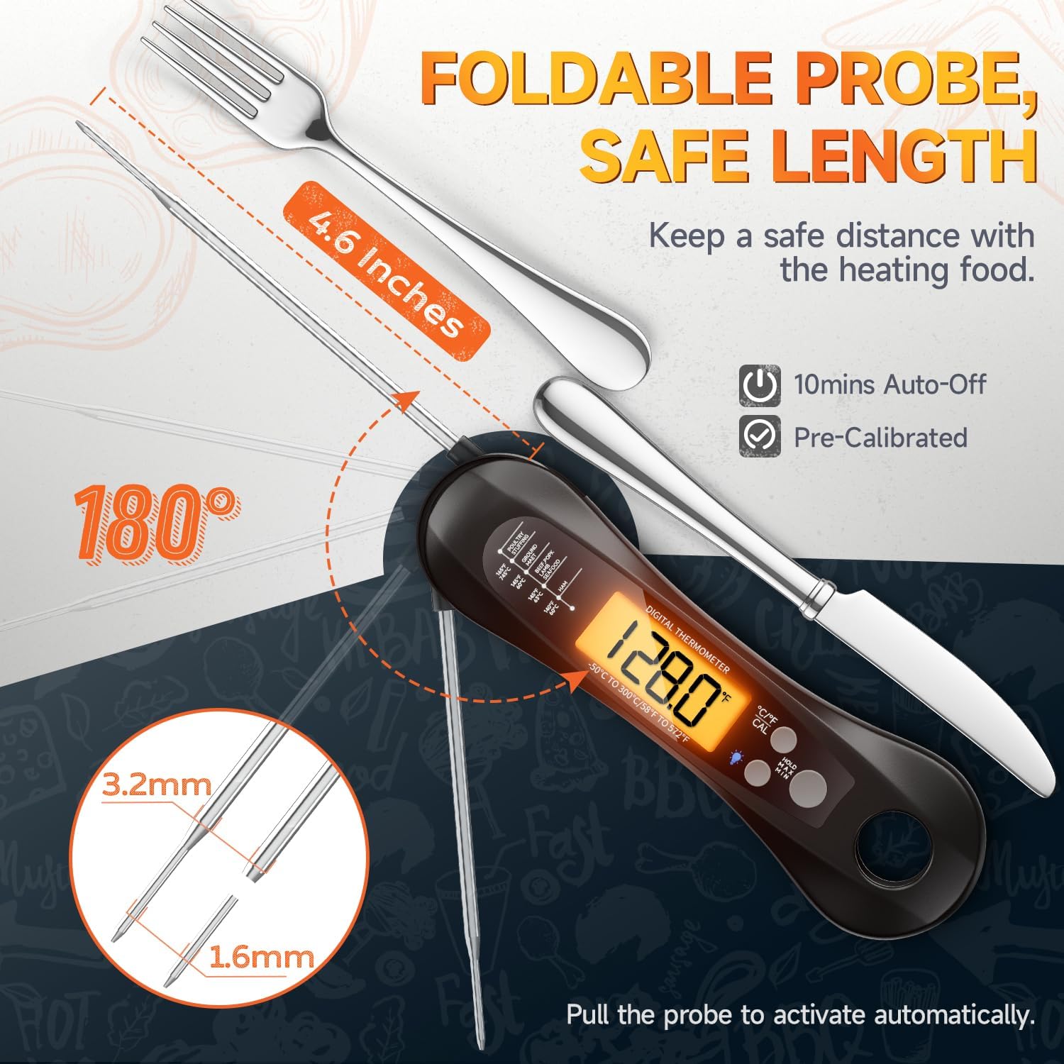 Digitales, sofort ablesbares F – Digital Thermometer Probe Bewertung und Preis