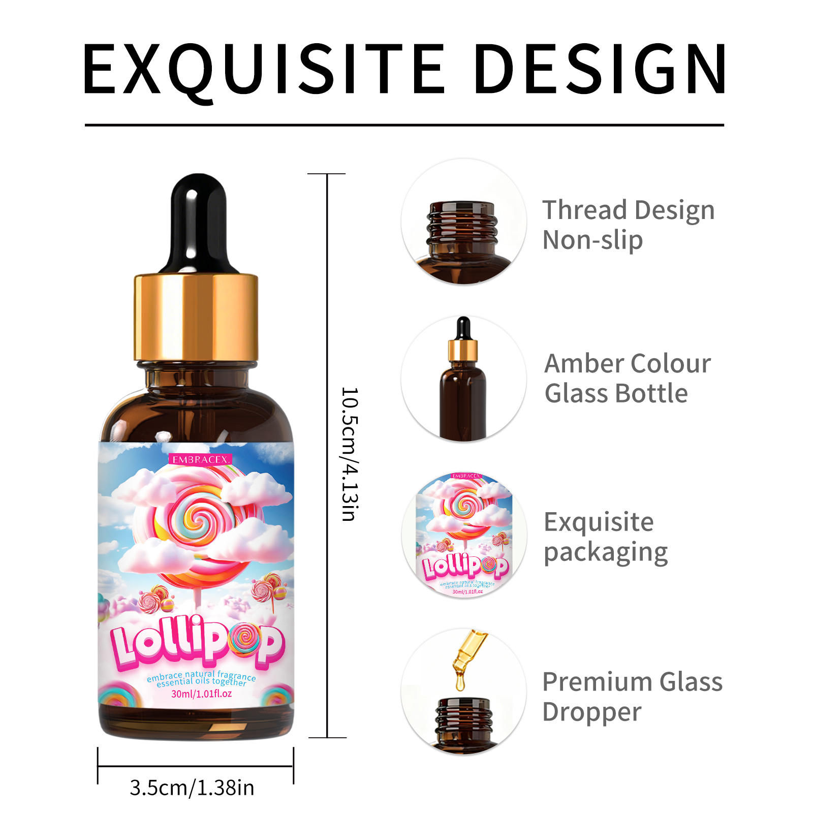 30 ml Lollipop ätherische Öle, – Candle Supplies Fragrance Oil Bewertung und Preis