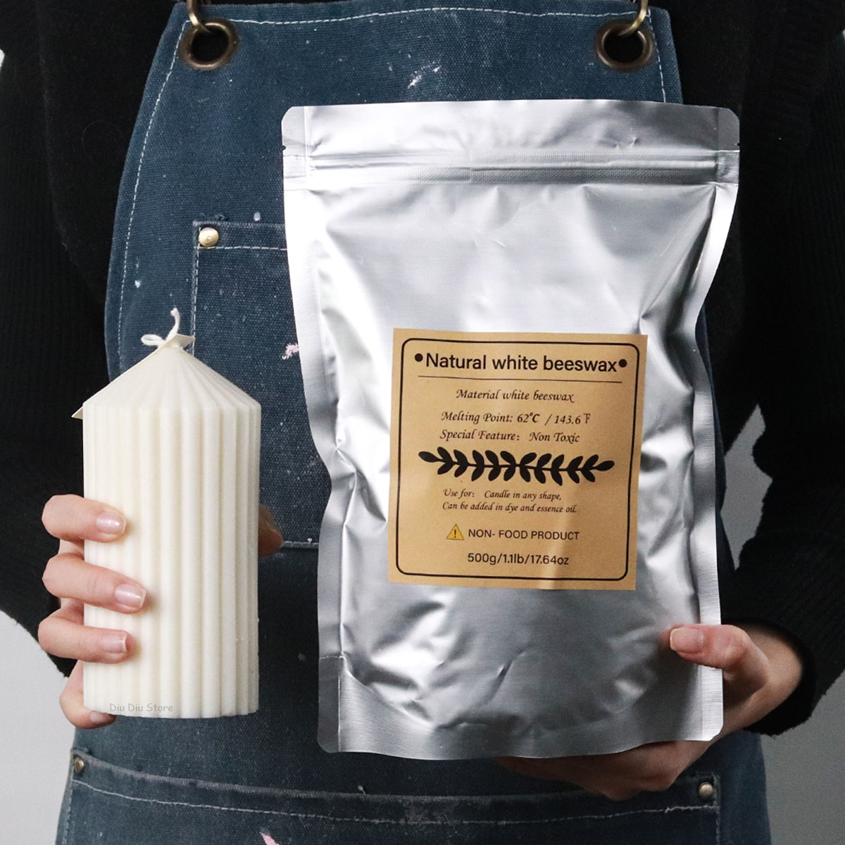 Weißes Bienenwachs, reines nat – Candle Supplies Beeswax Bewertung und Preis