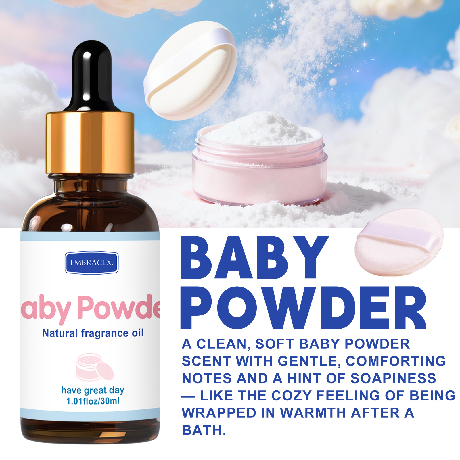 30ml Baby-Puder Duftöle für Di – Candle Oil Supplies Bewertung und Preis