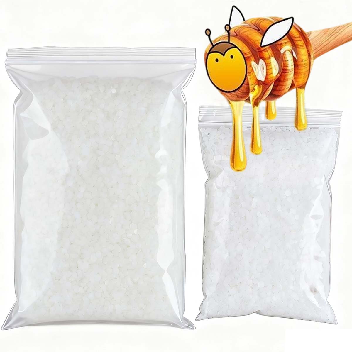 200g-1000g Weißes Bienenwachs  – Candle Supplies Beeswax Bewertung und Preis