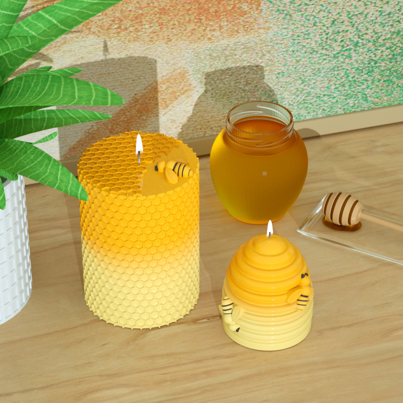 Kerze Silikon Form 3D Bee Hone – Candle Supplies Beeswax Bewertung und Preis