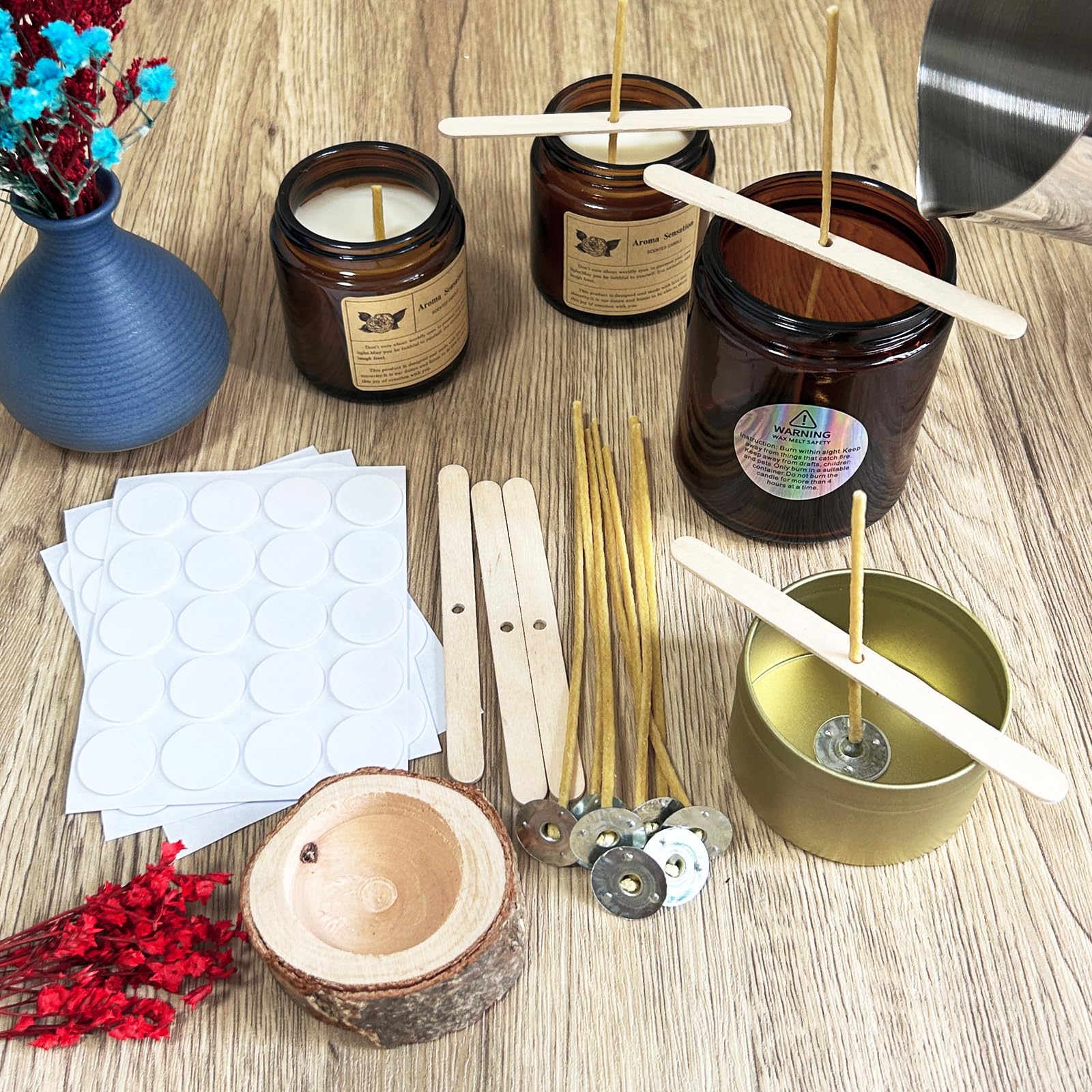 100 Stück Bienenwachs-Kerzendo – Candle Supplies Beeswax Bewertung und Preis