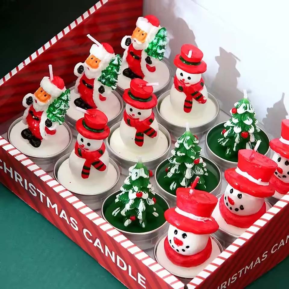 12 Stück Kerzen Weihnachtsdeko – Candle Oil Supplies Bewertung und Preis