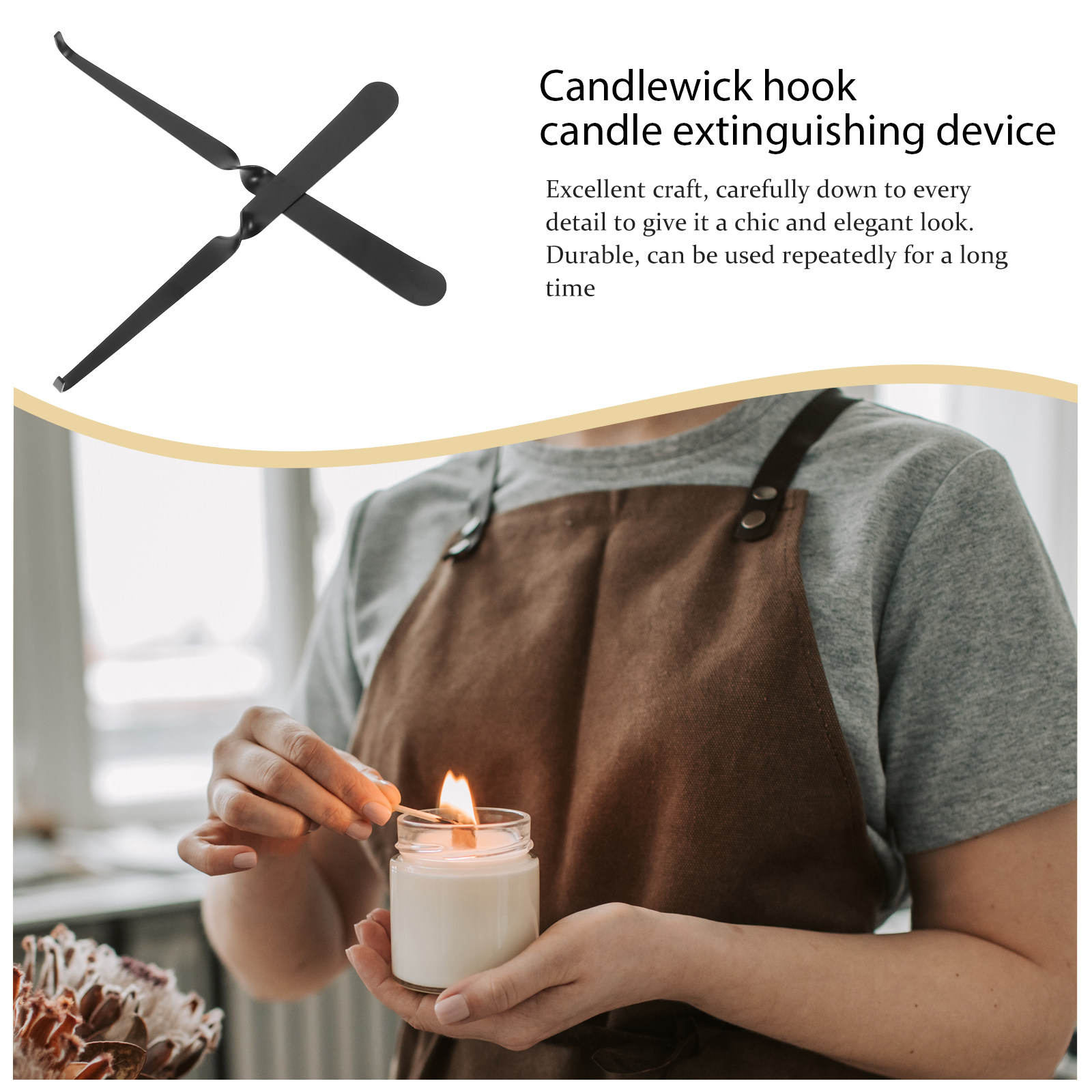 3 Stück Dochtlöscher-Haken, sc – Wick Dipper Tool Bewertung und Preis